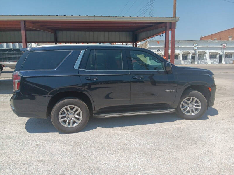 Used 2023 Chevrolet Tahoe LT with VIN 1GNSKNKD8PR355933 for sale in Cambridge, NE