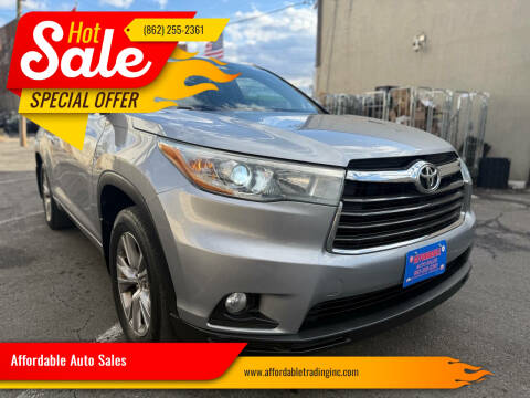 2015 Toyota Highlander for sale at Affordable Auto Sales in Irvington NJ