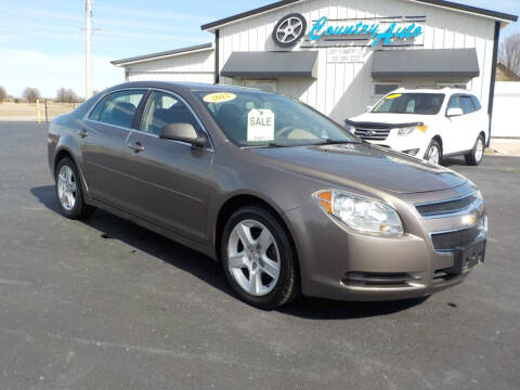 2012 Chevrolet Malibu for sale at Country Auto in Huntsville OH