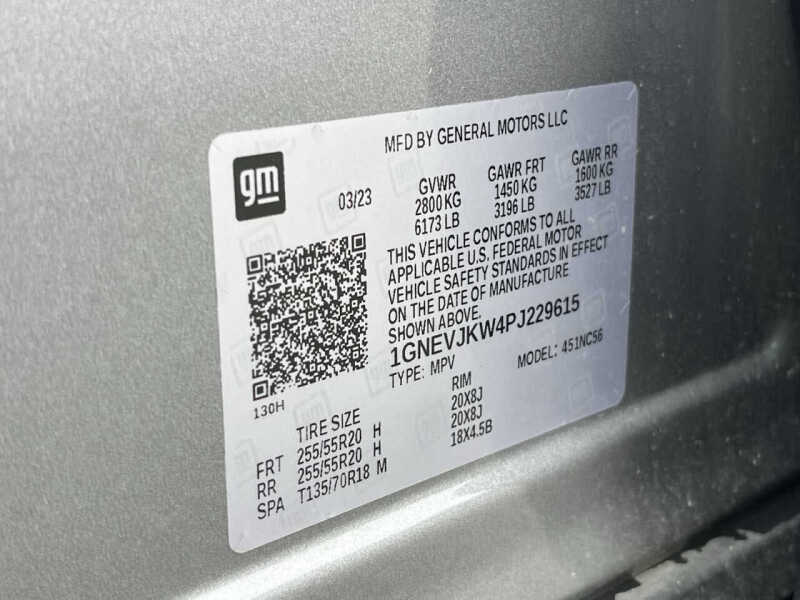 2023 Chevrolet Traverse RS