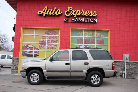 2003 Chevrolet Tahoe for sale at AUTO EXPRESS OF HAMILTON LLC in Hamilton OH