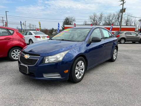 2013 Chevrolet Cruze for sale at Credit Connection Auto Sales Dover in Dover PA