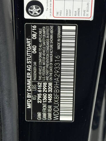 2017 Mercedes-Benz S-Class Mercedes-Maybach S 550 4MATIC