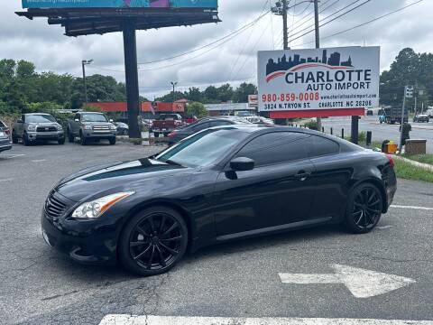 2009 Infiniti G37 Coupe for sale at Charlotte Auto Import in Charlotte NC