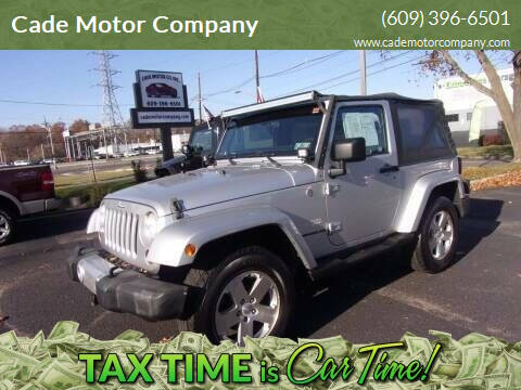 2008 Jeep Wrangler for sale at Cade Motor Company in Lawrenceville NJ