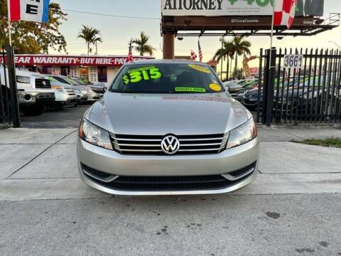 2012 Volkswagen Passat for sale at Nice Drive Miami in Miami FL