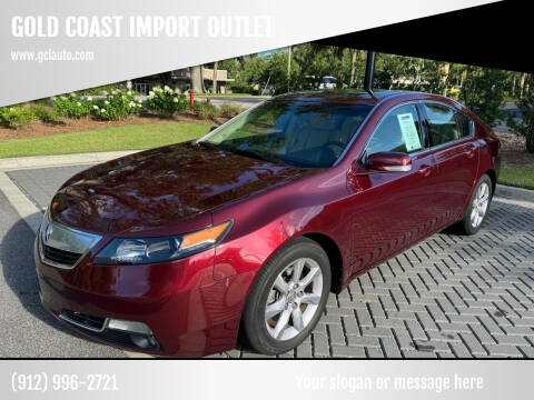 2014 Acura TL for sale at GOLD COAST IMPORT OUTLET in Saint Simons Island GA