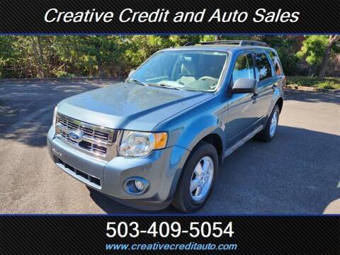 2012 Ford Escape for sale at Creative Credit & Auto Sales in Salem OR