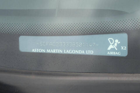 2003 Aston Martin V12 Vanquish