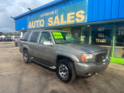 2000 Cadillac Escalade for sale at Affordable Auto Sales of Michigan in Pontiac MI