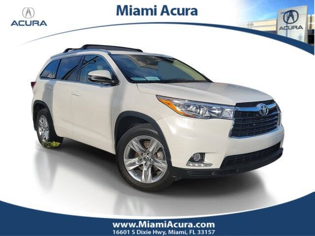 2016 Toyota Highlander for sale at MIAMI ACURA in Miami FL