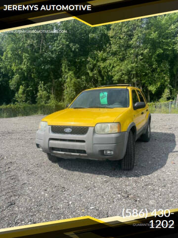 2002 Ford Escape for sale at JEREMYS AUTOMOTIVE in Casco MI