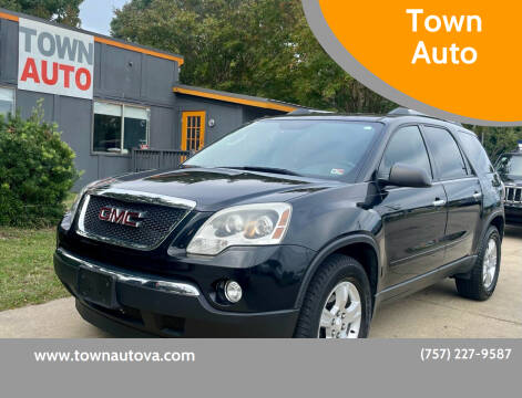 2012 GMC Acadia for sale at Town Auto in Chesapeake VA