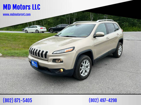 2015 Jeep Cherokee for sale at MD Motors LLC in Williston VT