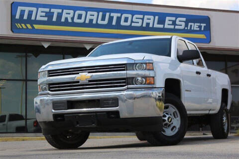 2018 Chevrolet Silverado 2500HD for sale at METRO AUTO SALES in Arlington TX