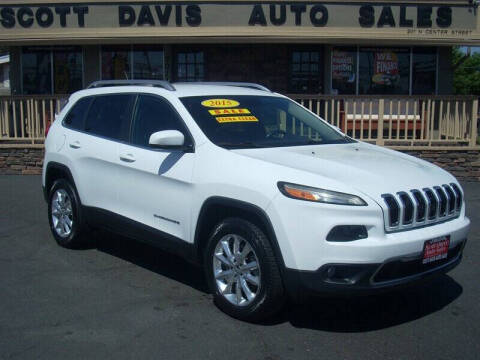 2015 Jeep Cherokee for sale at Scott Davis Auto Sales in Turlock CA