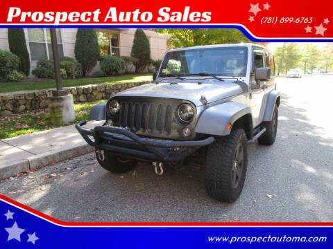 Jeep Wrangler For Sale in Waltham, MA - Prospect Auto Sales