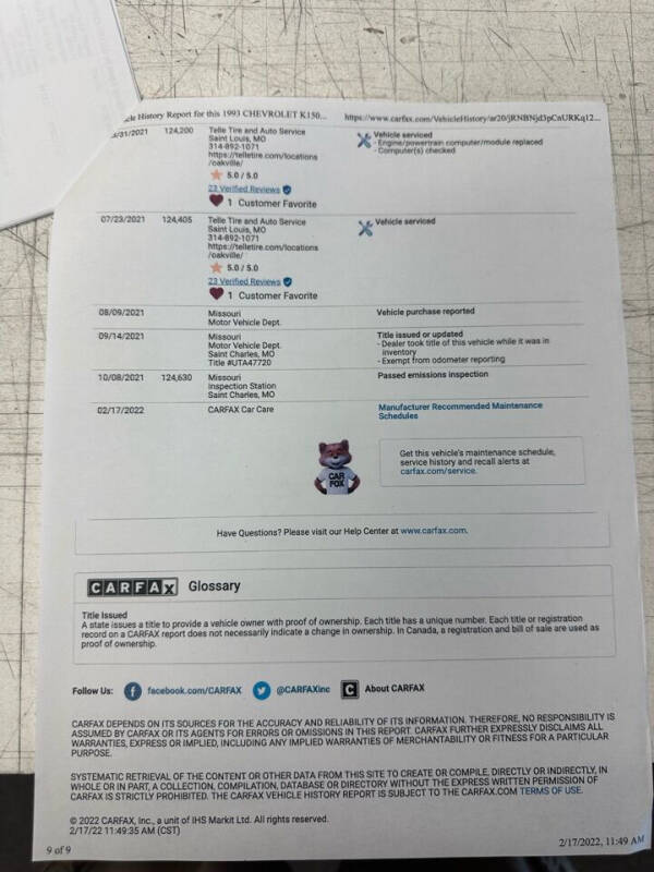 1993 Chevrolet Blazer Silverado