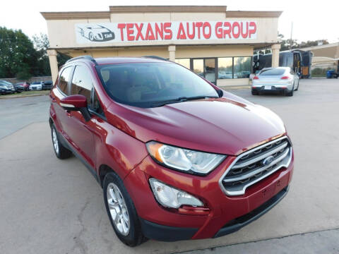 2020 Ford EcoSport for sale at Texans Auto Group in Spring TX
