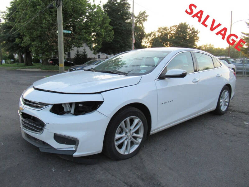 2016 Chevrolet Malibu for sale at CARS FOR LESS OUTLET in Morrisville PA