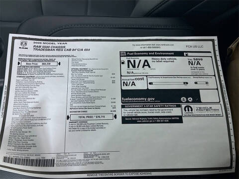 2026 RAM 5500