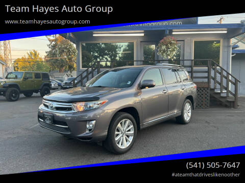2013 Toyota Highlander Hybrid for sale at Team Hayes Auto Group in Eugene OR