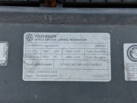 2014 Volkswagen Passat 2.5L SE PZEV