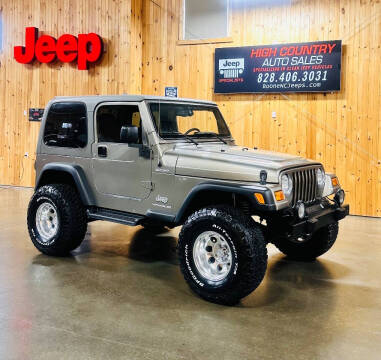 2003 Jeep Wrangler for sale at Boone NC Jeeps-High Country Auto Sales in Boone NC