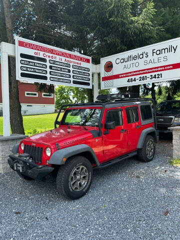 2016 Jeep Wrangler Unlimited for sale at Caulfields Family Auto Sales in Bath PA