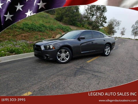 2013 Dodge Charger for sale at Legend Auto Sales Inc in Lemon Grove CA
