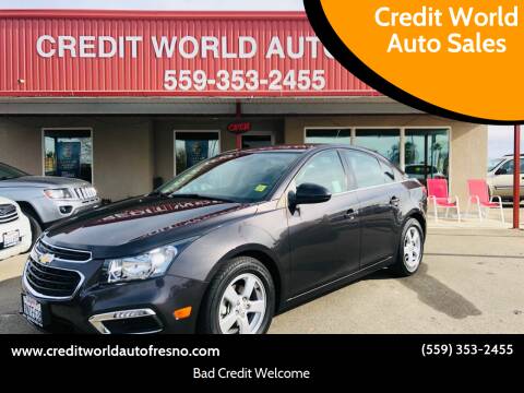 2016 Chevrolet Cruze Limited for sale at Credit World Auto Sales in Fresno CA