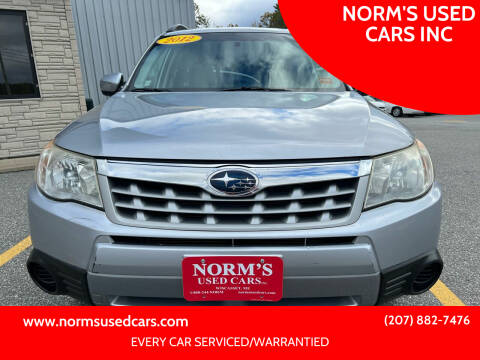 2012 Subaru Forester for sale at NORM'S USED CARS INC in Wiscasset ME