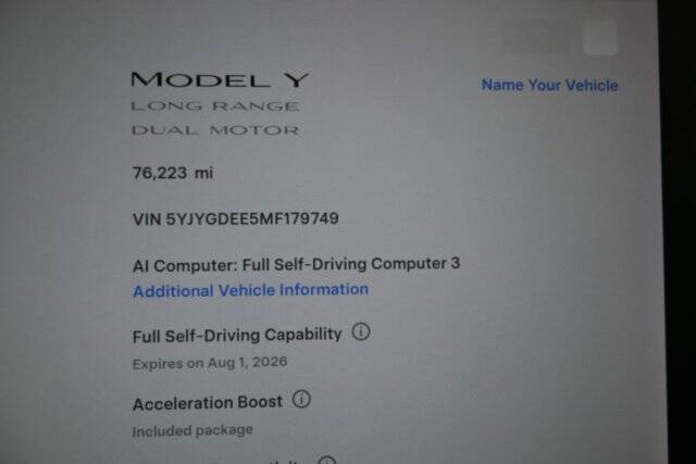 2021 Tesla Model Y Long Range