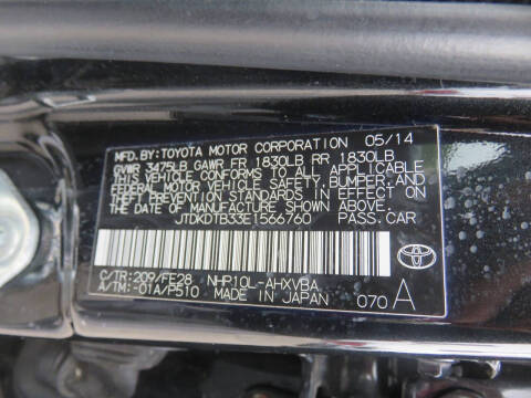 2014 Toyota Prius c One