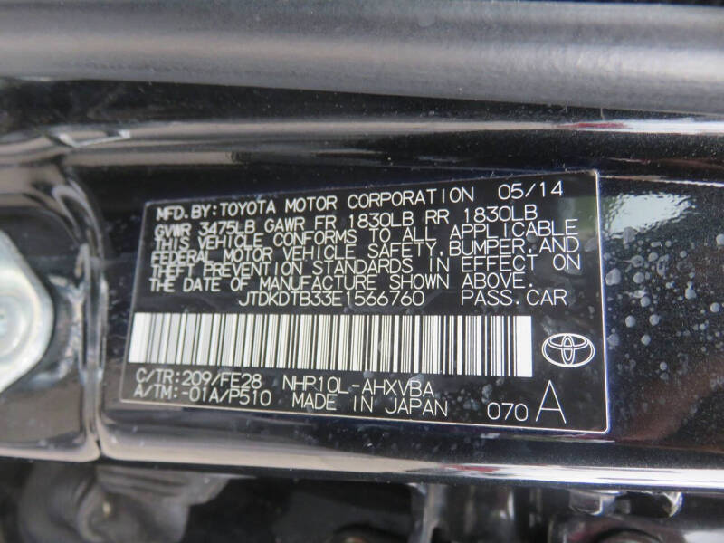 2014 Toyota Prius c One