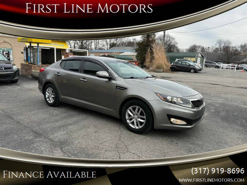 2013 Kia Optima for sale at First Line Motors in Brownsburg IN