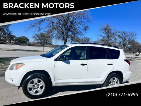 2007 Toyota RAV4 for sale at BRACKEN MOTORS in San Antonio TX