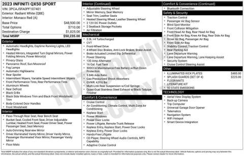 2023 Infiniti QX50 Sport