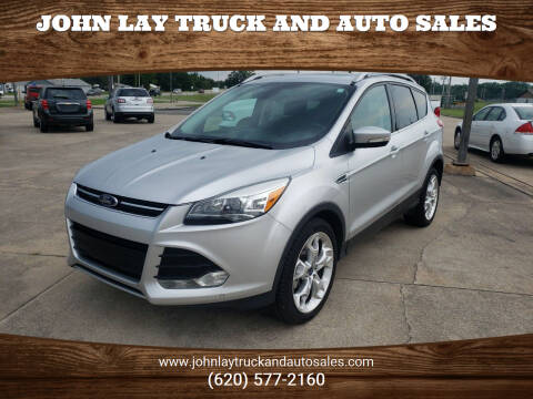 2015 Ford Escape for sale at John Lay Truck and Auto Sales in Independence KS