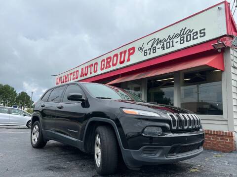 2015 Jeep Cherokee for sale at Unlimited Auto Group of Marietta in Marietta GA