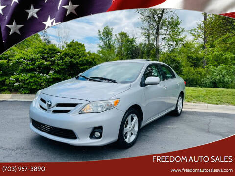 2011 Toyota Corolla for sale at Freedom Auto Sales in Chantilly VA