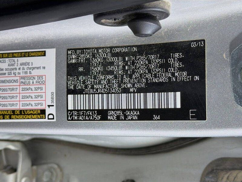 2013 Toyota 4Runner SR5