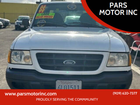 2001 Ford Ranger for sale at PARS MOTOR INC in Pomona CA