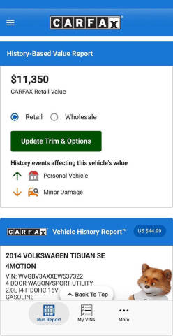 2014 Volkswagen Tiguan SE 4Motion