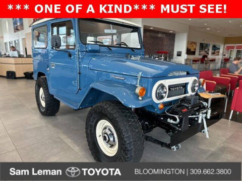 1968 Toyota Land Cruiser for sale at Sam Leman Toyota Bloomington in Bloomington IL