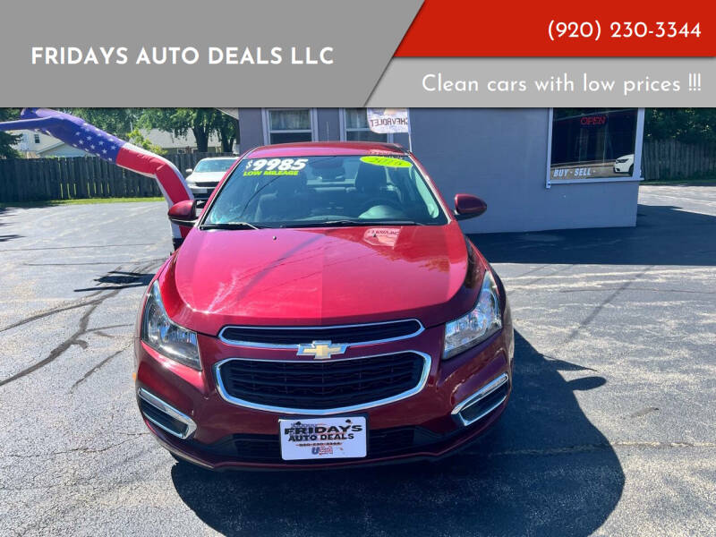 2016 Chevrolet Cruze Limited for sale at Fridays Auto Deals LLC in Oshkosh WI
