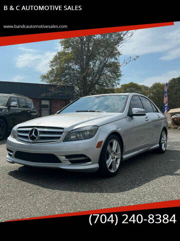 2011 Mercedes-Benz C-Class for sale at B & C AUTOMOTIVE SALES in Lincolnton NC