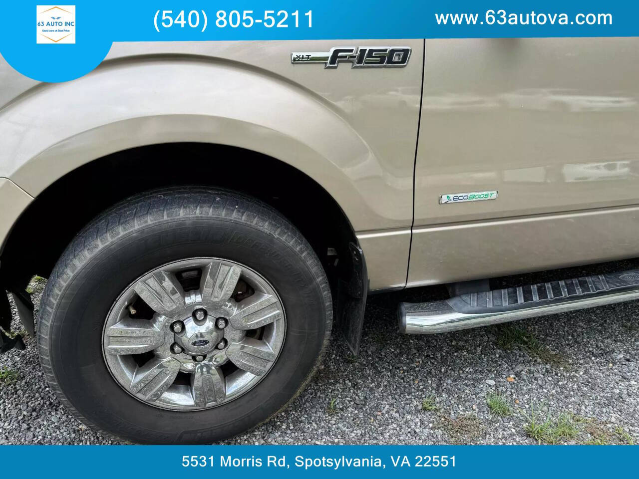 2011 Ford F-150 for sale at 63 Auto Inc in Spotsylvania, VA