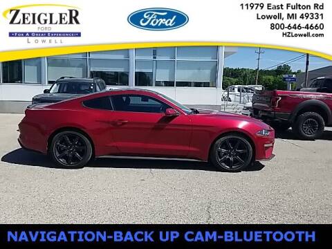 2018 Ford Mustang for sale at Zeigler Ford of Plainwell - Jeff Bishop in Plainwell MI