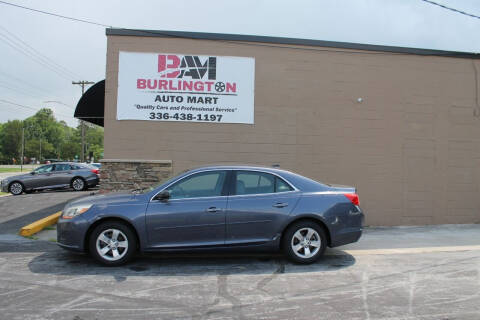 2013 Chevrolet Malibu for sale at Burlington Auto Mart in Burlington NC